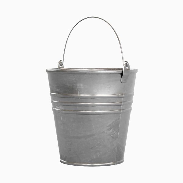 Scratched Steel Bucket