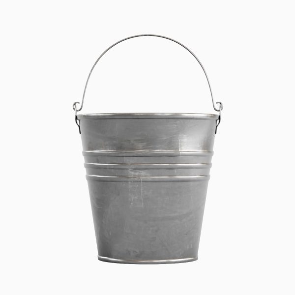 Scratched Steel Bucket