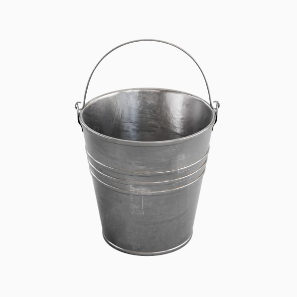 Scratched Steel Bucket