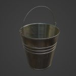Scratched Steel Bucket