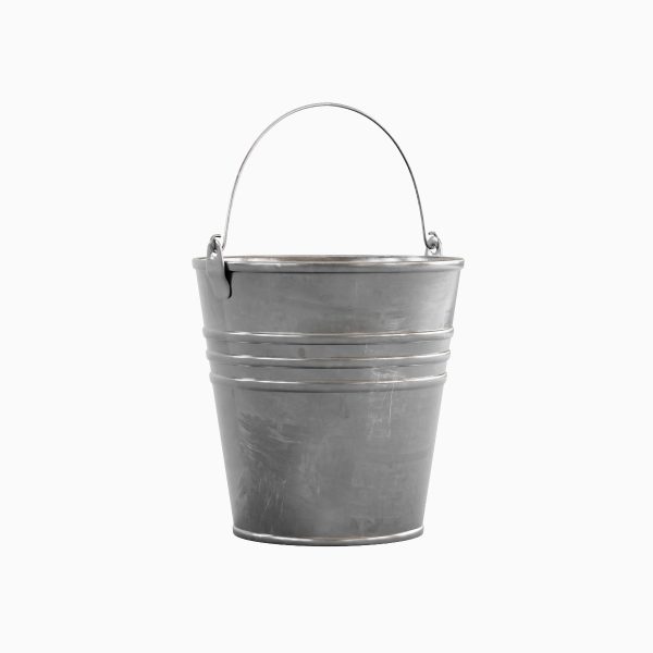 Scratched Steel Bucket