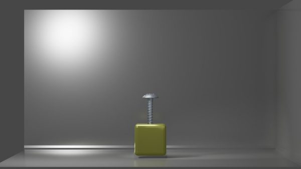 Screw on gold block