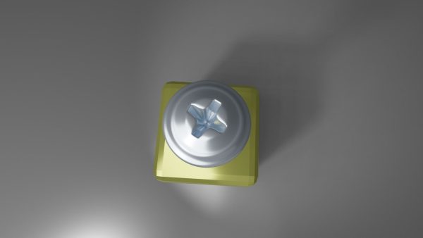 Screw on gold block