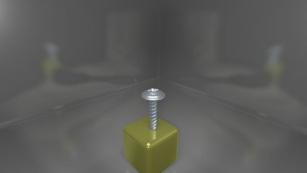 Screw on gold block
