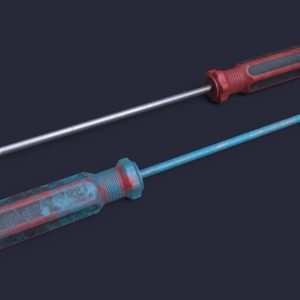 screwdriver-3d-model-low-poly-obj-3ds-fbx-ma