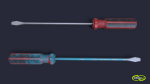 Screwdriver two screwdrivers