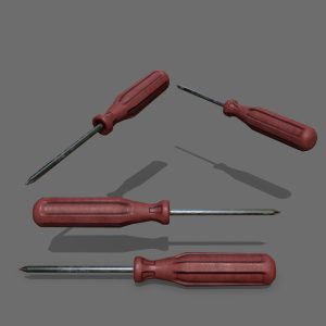 screwdriver-3d-model-low-poly-obj