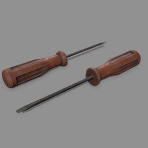 screwdriver-3d-model-low-poly-obj-fbx-blend