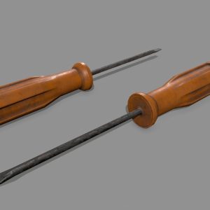 screwdriver wooden