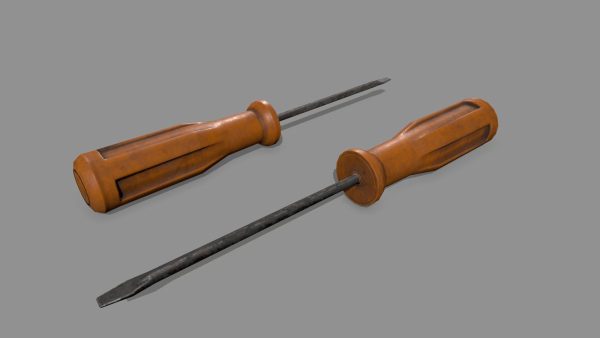 screwdriver wooden