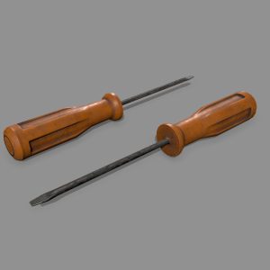 screwdriver-3d-model-low-poly-obj-fbx-blend