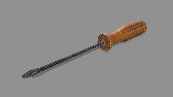 screwdriver wooden