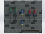 Screwdriver Set tool rack screwdrivers