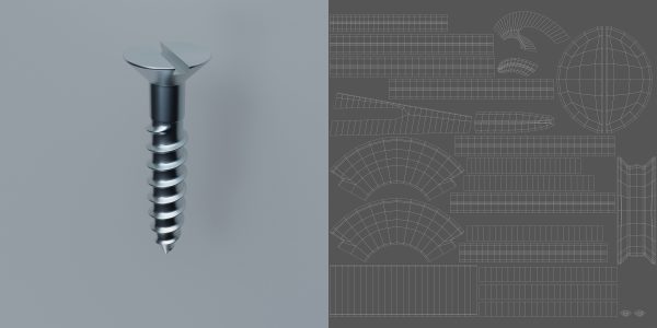 Screws and nuts 20pieces