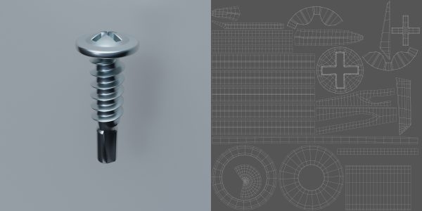 Screws and nuts 20pieces