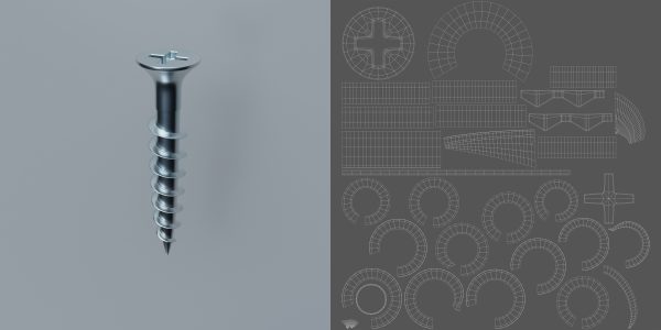 Screws and nuts 20pieces