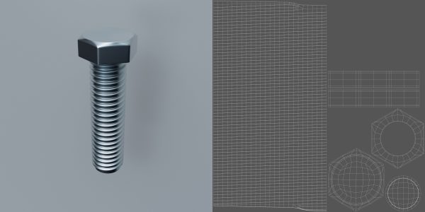 Screws and nuts 20pieces