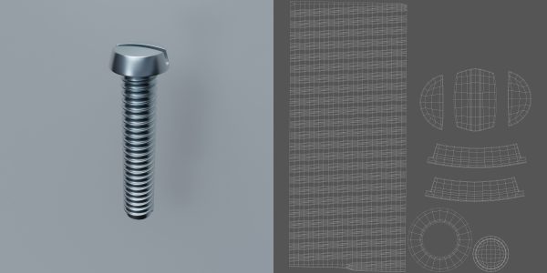 Screws and nuts 20pieces
