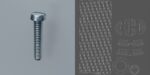 Screws and nuts 20pieces