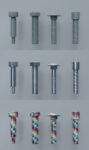 Screws and nuts 20pieces