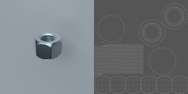 Screws and nuts 20pieces