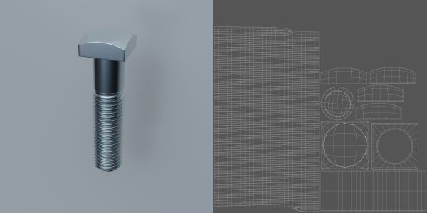 Screws and nuts 20pieces