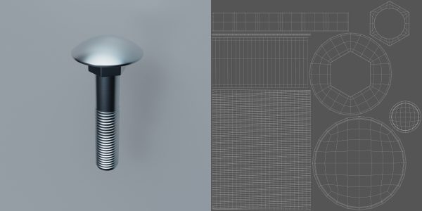 Screws and nuts 20pieces
