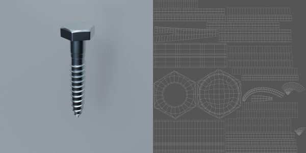 Screws and nuts 20pieces