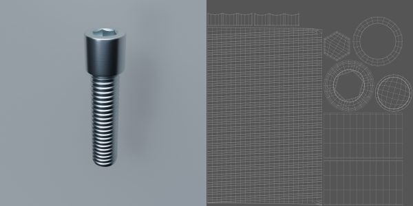 Screws and nuts 20pieces