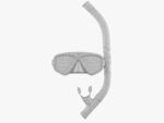 Scuba Collection pair of snorkel and goggles