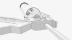 Sealant skeleton gun with cartridge