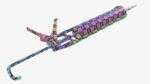 Sealant skeleton gun with cartridge