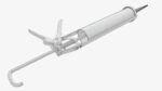 Sealant skeleton gun with cartridge