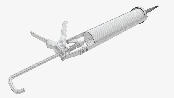 Sealant skeleton gun with cartridge