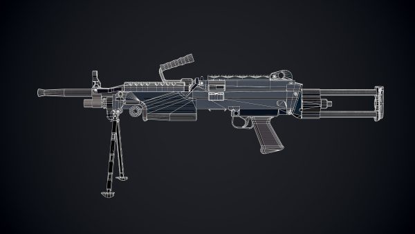 Semi Automatic Rifle FN M249S PARA