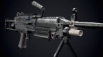 Semi Automatic Rifle FN M249S PARA