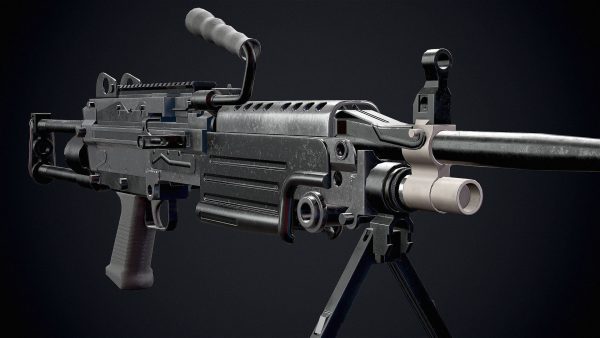 Semi Automatic Rifle FN M249S PARA