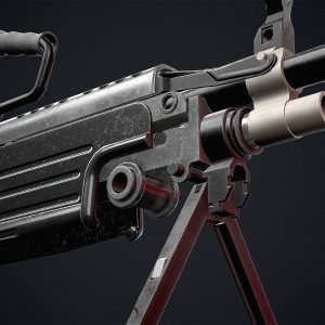 Semi Automatic Rifle FN M249S PARA