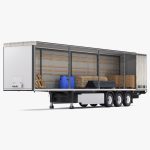 Semi Trailer Open Curtain