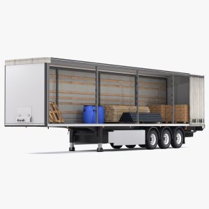 Semi Trailer Open Curtain