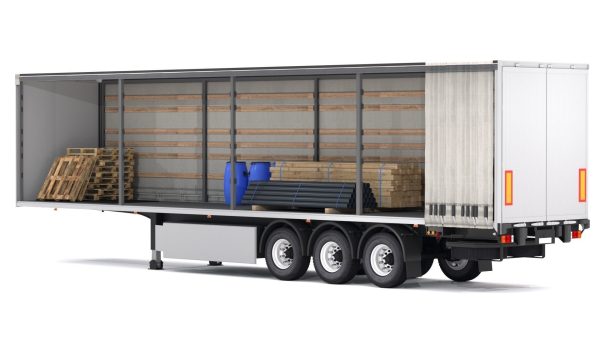 Semi Trailer Open Curtain