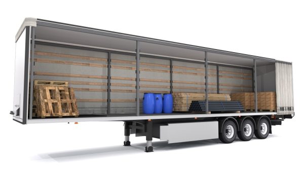 Semi Trailer Open Curtain
