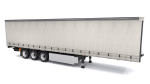 Semi Trailer Open Curtain