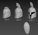 Senate Commander Helmet and Pauldron