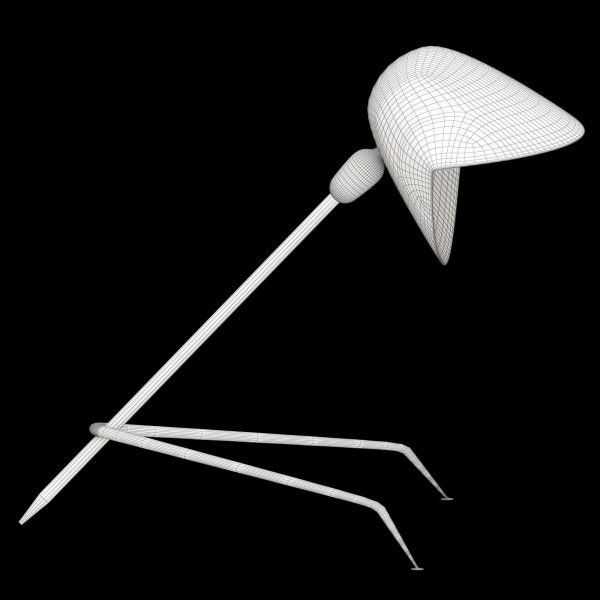 Serge Mouille Tripod Desk Lamp