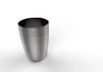 Serving Glass 3d Steel