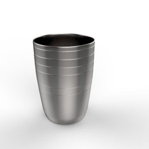 Serving Glass 3d Steel
