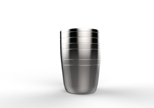 Serving Glass 3d Steel