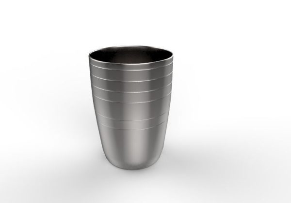 Serving Glass 3d Steel