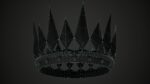 Set of 2 Old Medieval Dark Crown